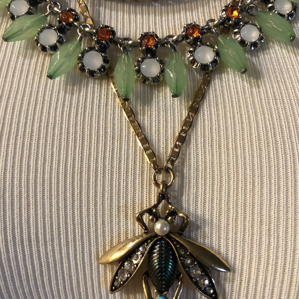 Unique Beautiful 3 Layered Statement Necklace - image 4